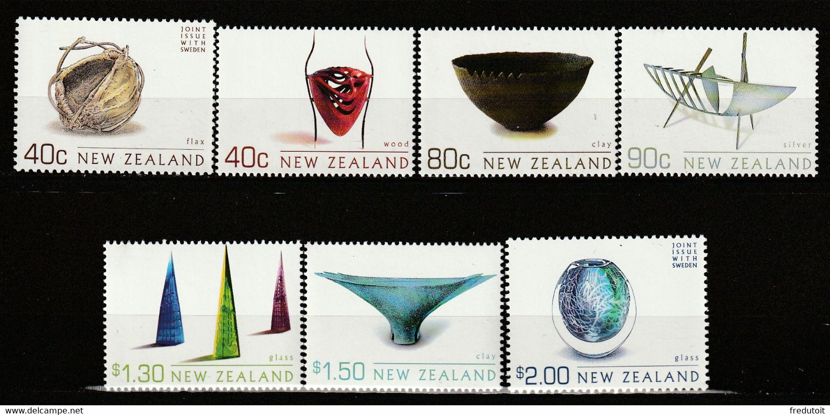 NOUVELLE ZELANDE - N°1912 A/G ** (2002) - Unused Stamps