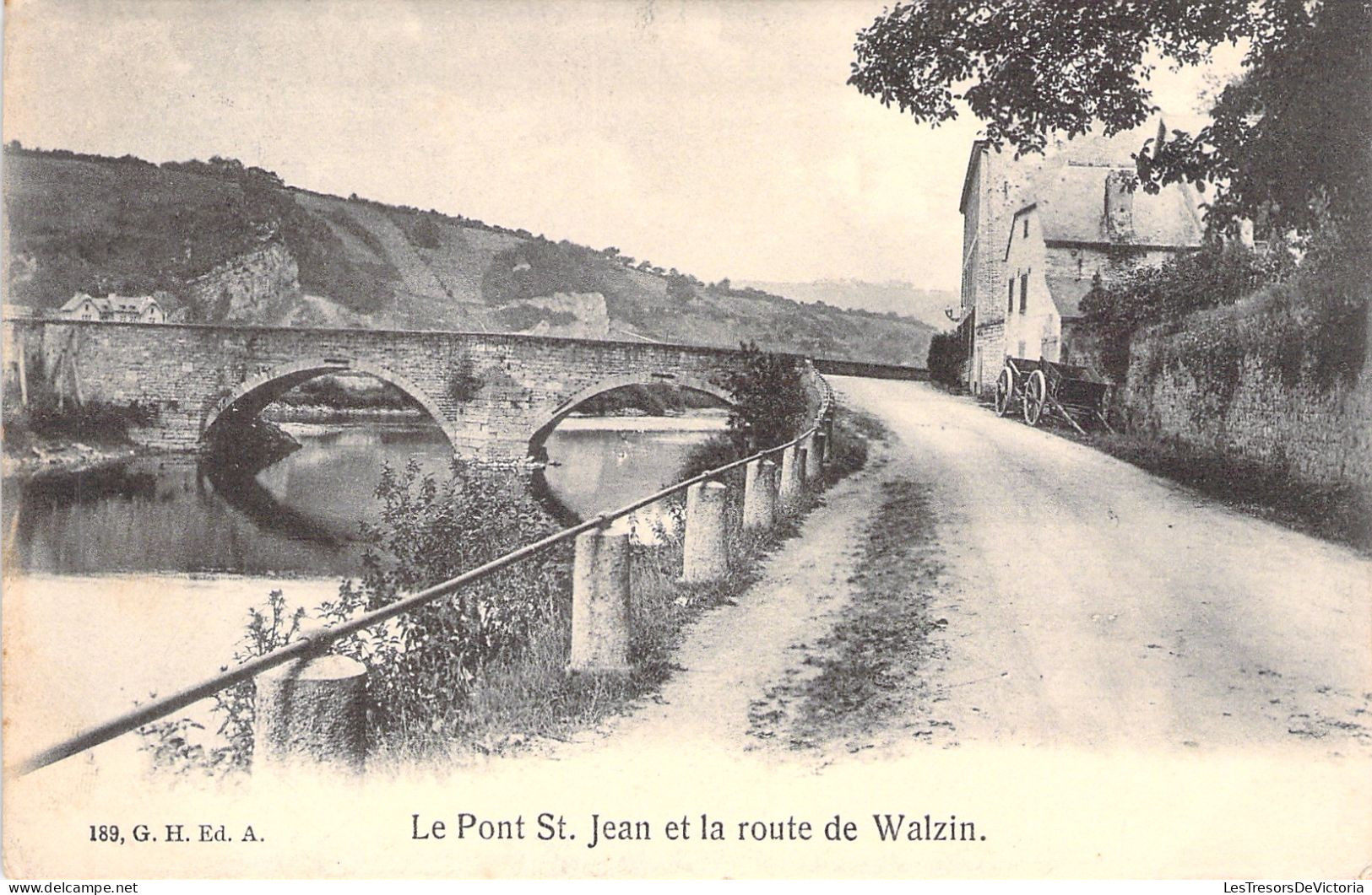 BELGIQUE - Le Pont De St Jean Et La Route De Walzin - Carte Postale Ancienne - Altri & Non Classificati