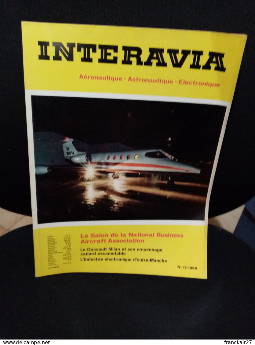 INTERAVIA 11/1969 Revue Internationale Aéronautique Astronautique Electronique - Aviazione