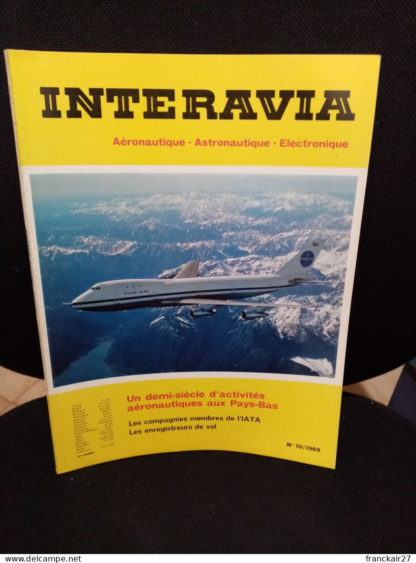 INTERAVIA 10/1969 Revue Internationale Aéronautique Astronautique Electronique - Aviation