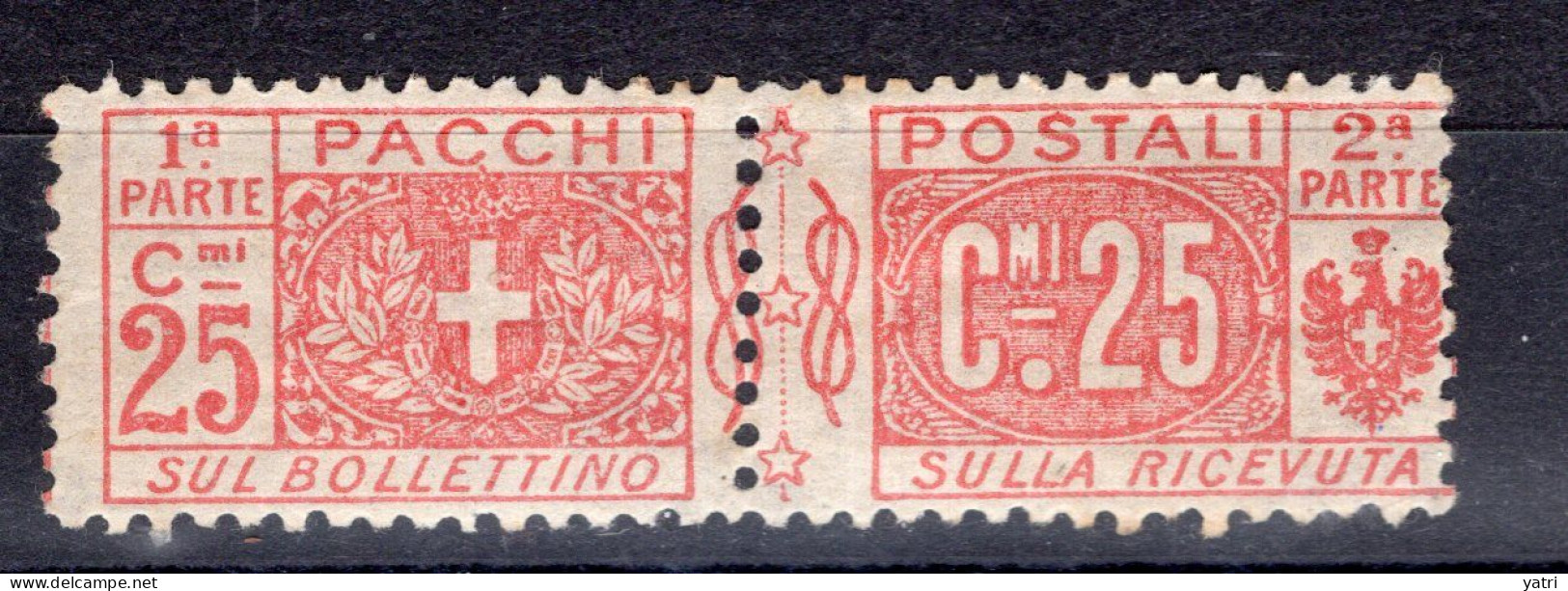 Regno D'Italia (1914) - Pacchi Postali - 20 Cent. * - Postal Parcels