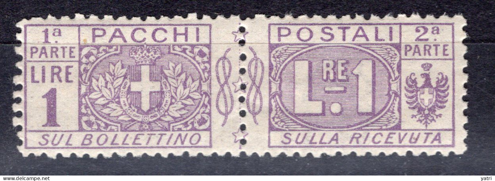 Regno D'Italia (1914) - Pacchi Postali - 1 Lira ** - Colis-postaux