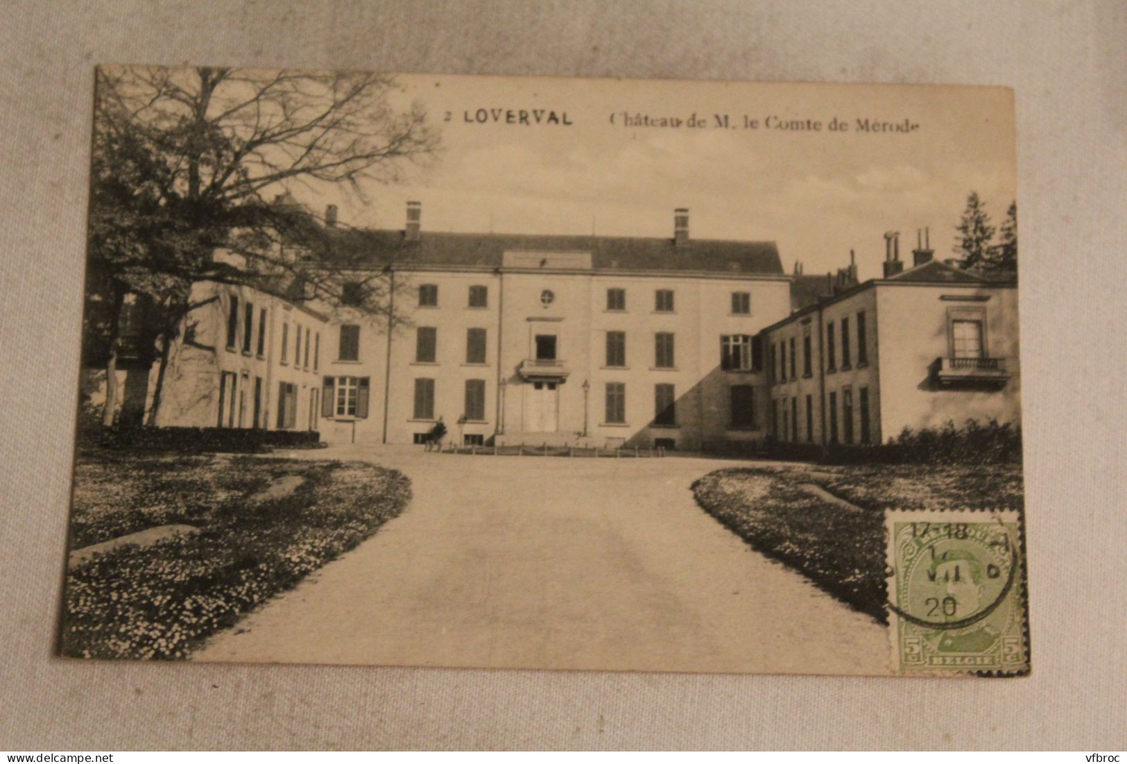 Cpa 1920, Loverval, Château De M. Le Comte De Mérode, Belgique - Gerpinnes