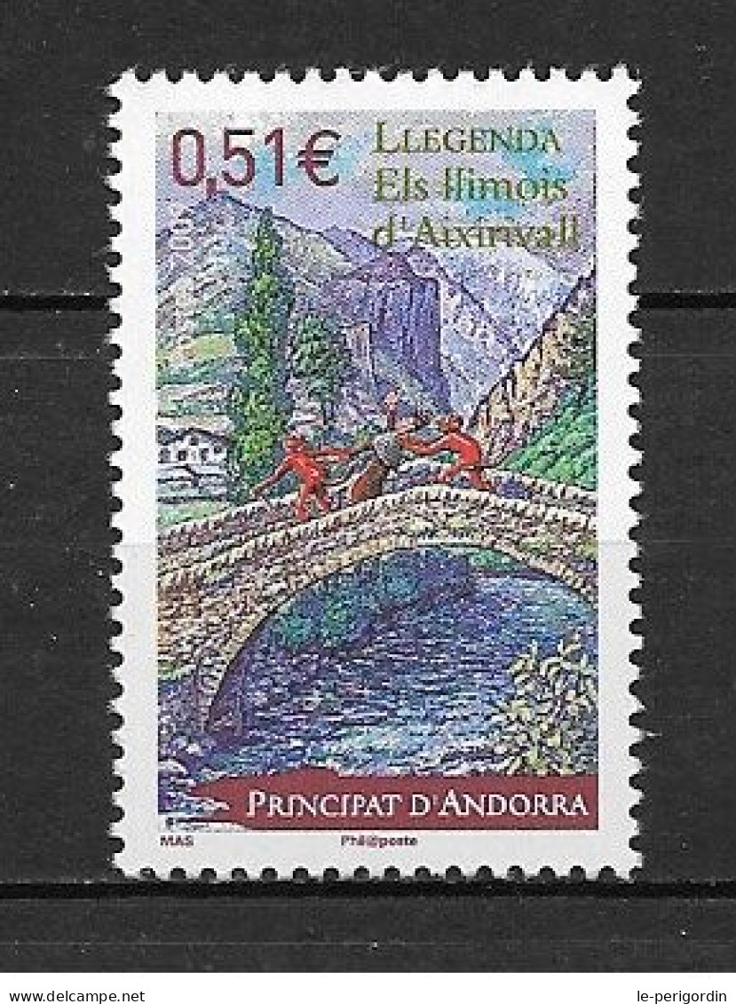 ANDORRE FR ,  No 669 , NEUF , ** , SANS CHARNIERE, TTB . - Ungebraucht