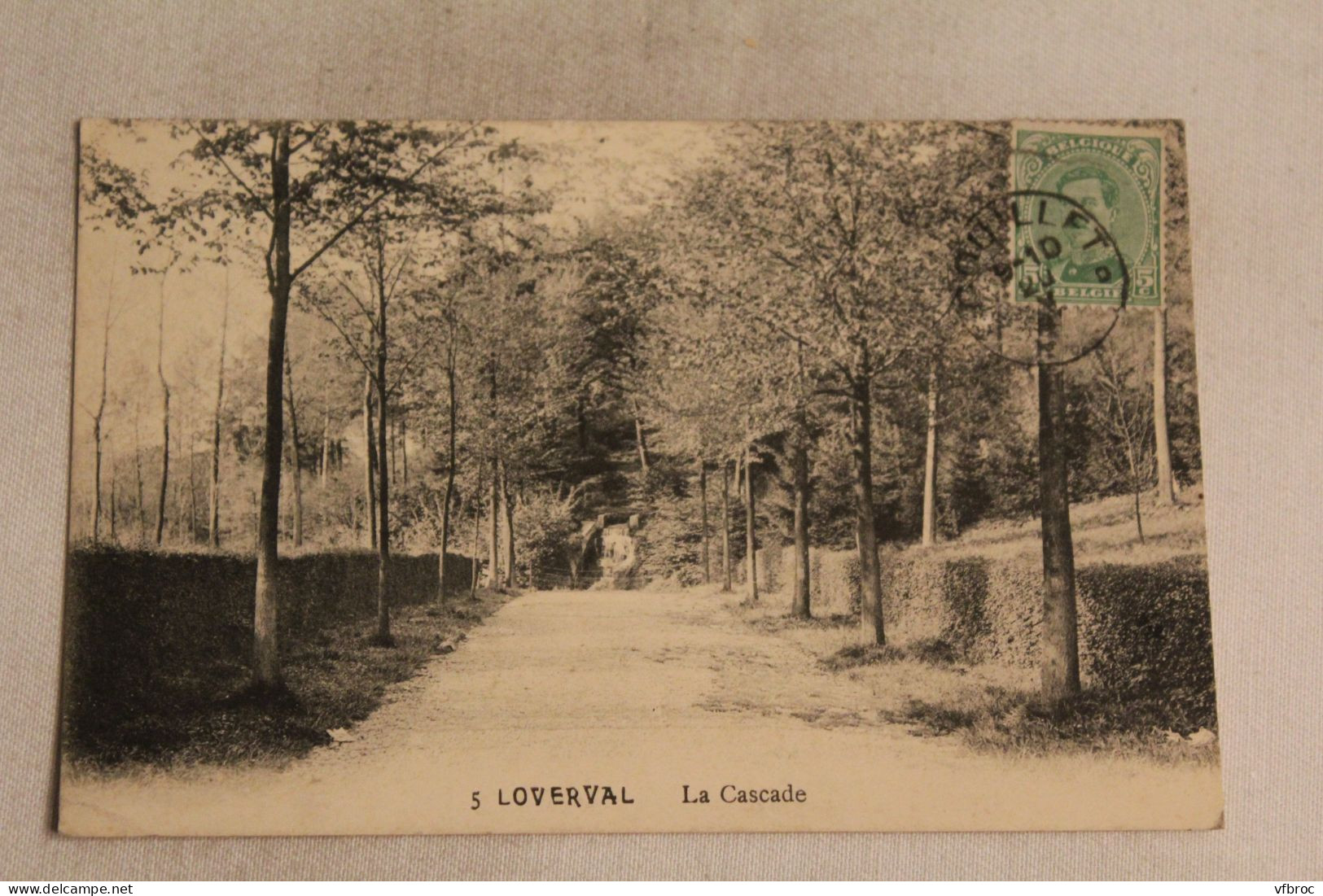 Cpa 1920, Loverval, La Cascade, Belgique - Gerpinnes