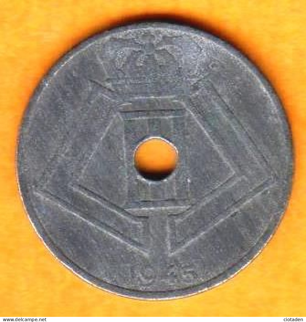 1945 - Belgique - 25 Centimes Type Jespers - SUP - 25 Cents