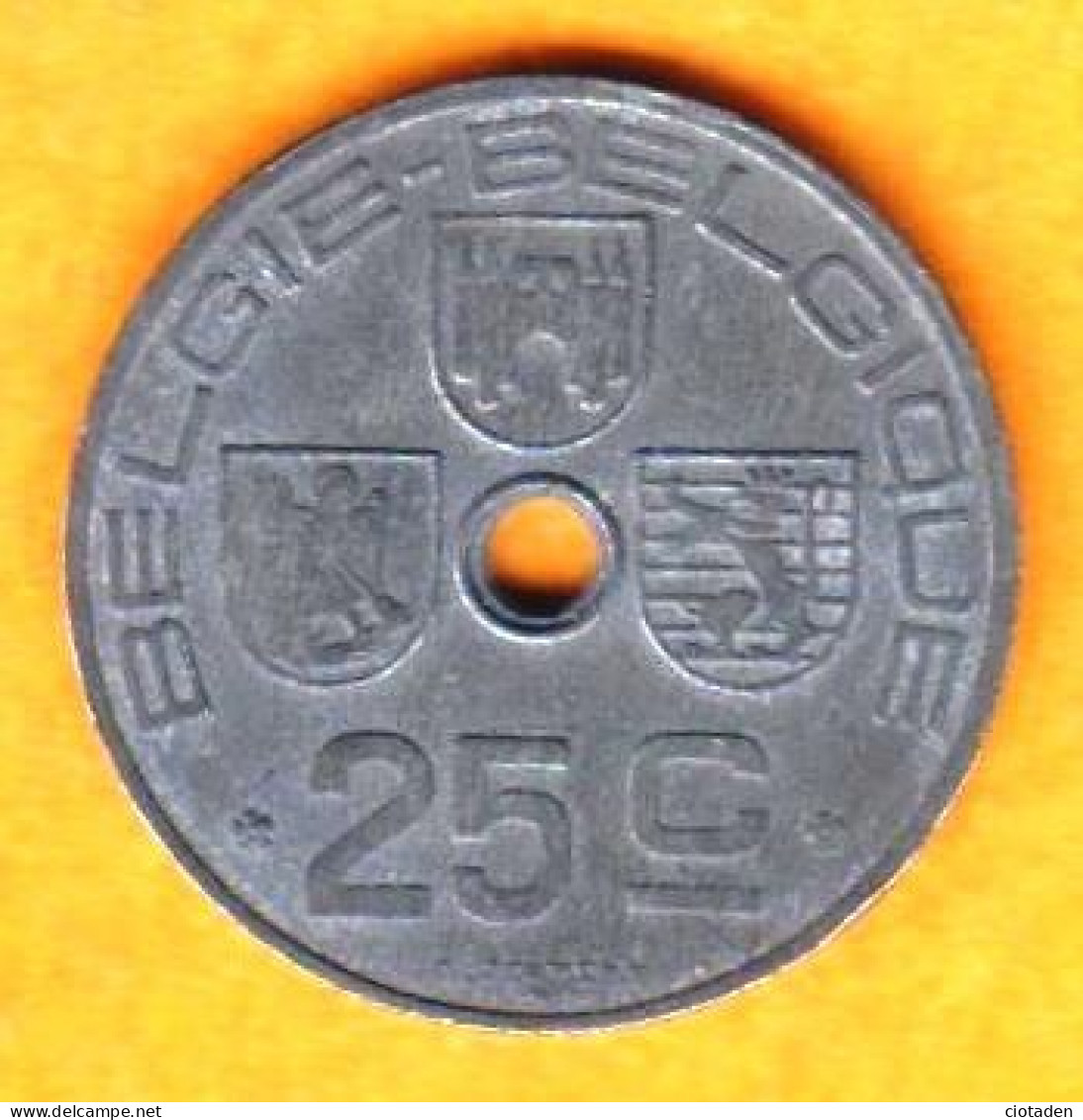 1945 - Belgique - 25 Centimes Type Jespers - SUP. - 25 Cent