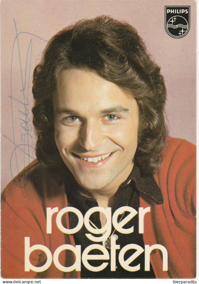 ROGER  BAETEN - WAS  INGEKLEEFT - Autographes