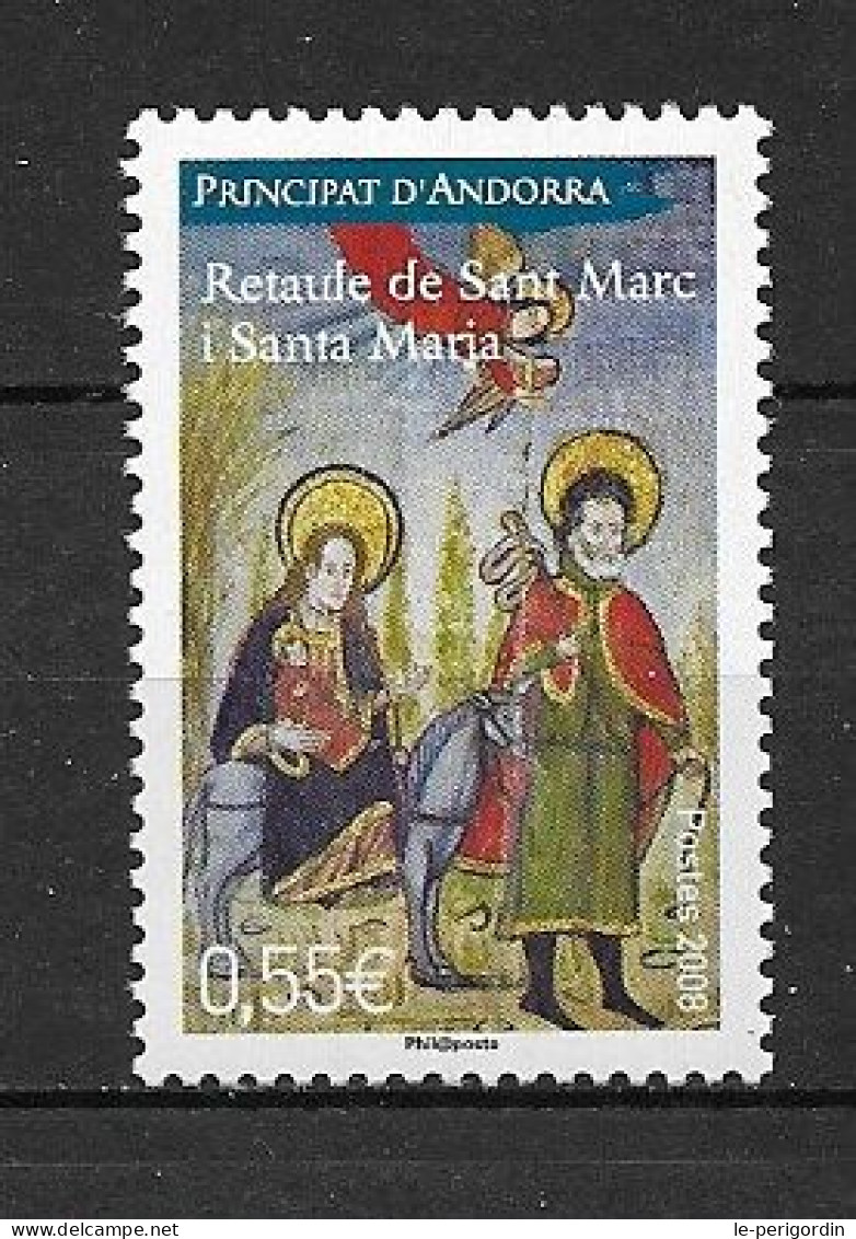 ANDORRE FR ,  No 665 , NEUF , ** , SANS CHARNIERE, TTB . - Unused Stamps