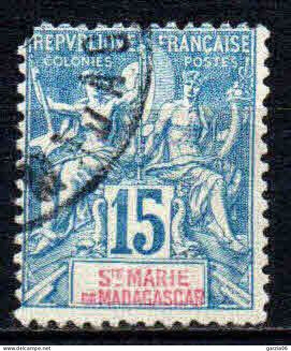 Sainte Marie De Madagascar  - 1894  - Type Sage   - N° 6  - Oblit - Used - Used Stamps