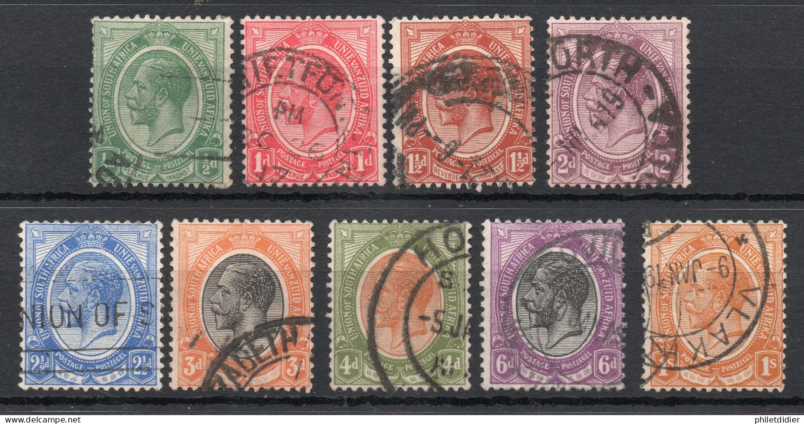 LOT YT 2 à 9 OBLITERES COTE 7.50 € - Used Stamps
