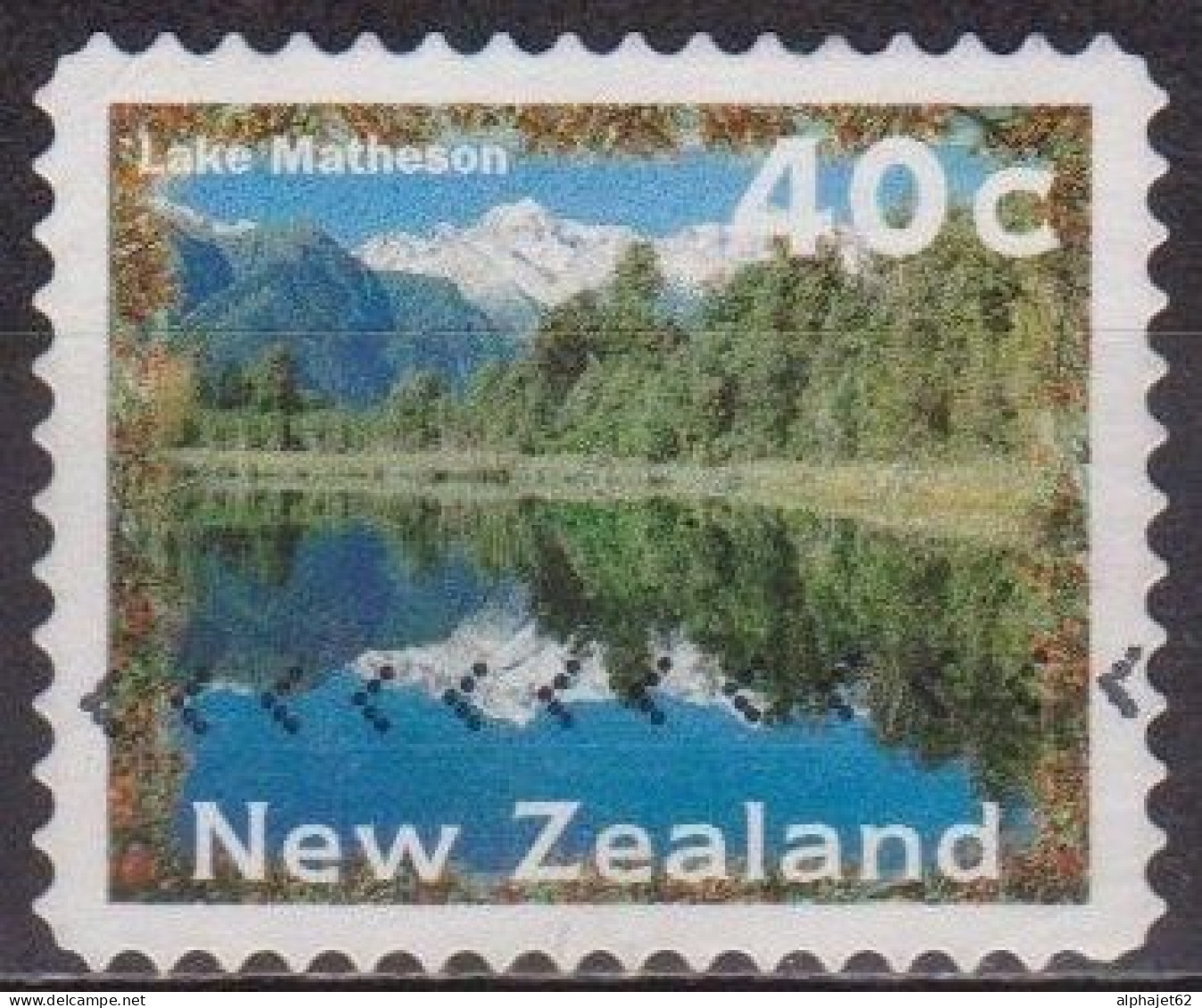 Lake Matheson - NOUVELLE ZELANDE - Paysages - N° 1463a - 1996 - Used Stamps