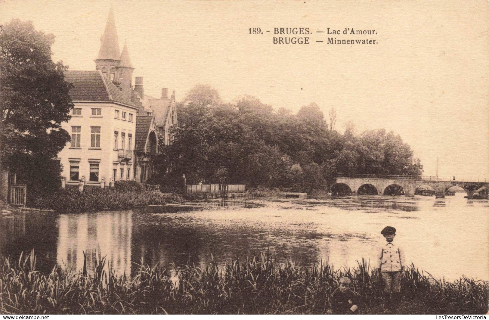 BELGIQUE - Bruges - Lac D'Amour - Carte Postale Ancienne - Brugge