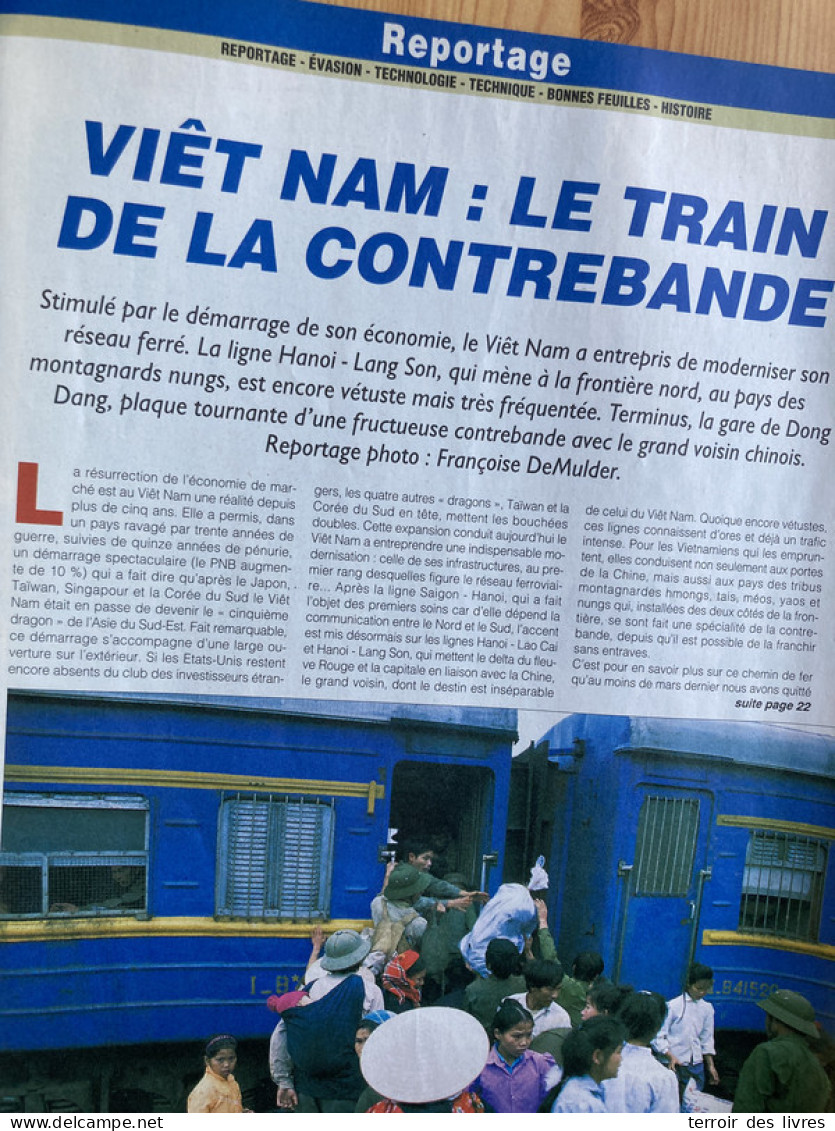 Vie Du Rail 1995 2500 VIET NAM Train Contrebande Ligne HANOI LANG SON DONG DANG - Trains