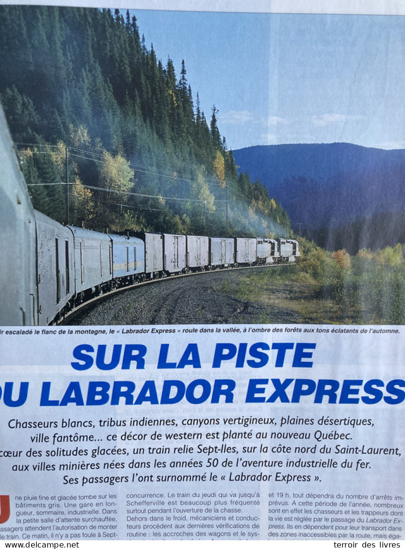 Vie Du Rail 1994 2433 LABRADOR EXPRESS RAILWAY CANADA SEPT ILES SCHEFFERVILLE - Trenes