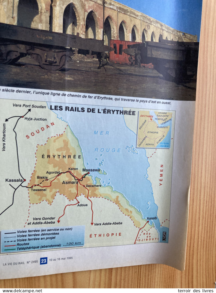 Vie Du Rail 1995 2495 Erythree Railways Ferrovie Eritree Massaoua Asmara - Trains