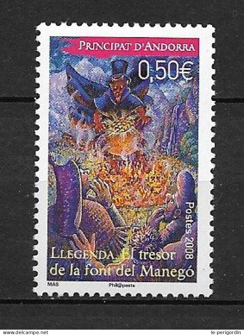 ANDORRE FR ,  No 652 , NEUF , ** , SANS CHARNIERE, TTB . - Unused Stamps