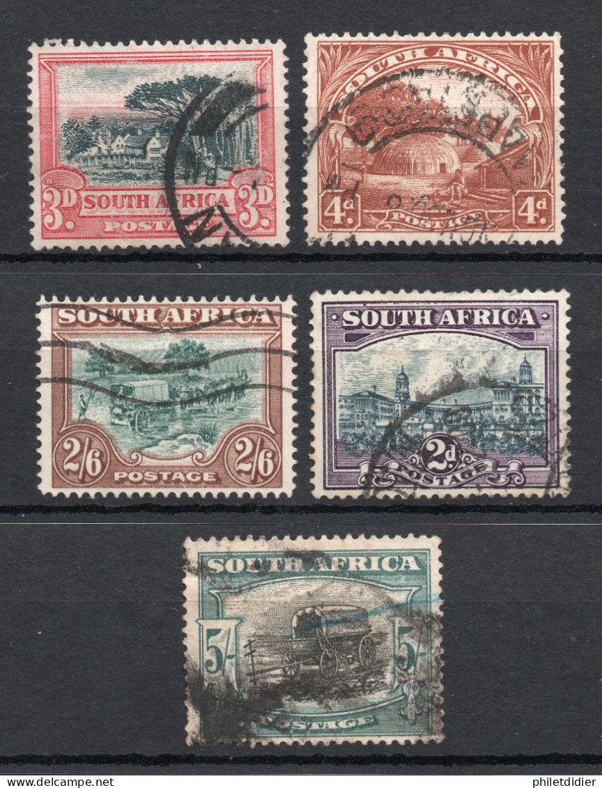 LOT YT 24 25 26 28 29 OBLITERES COTE 60 € - Used Stamps