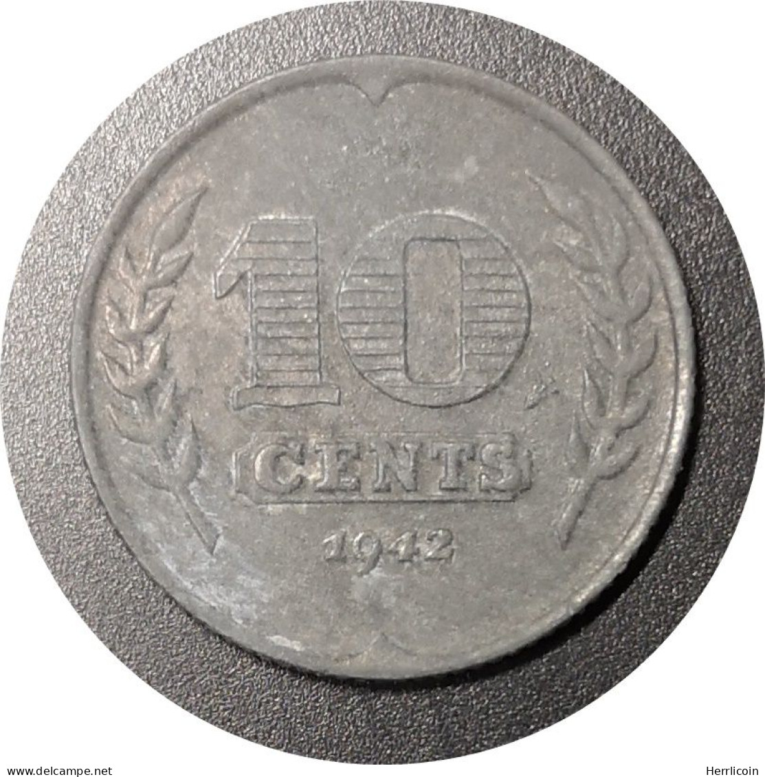 Monnaie Pays-Bas - 1942 - 10 Cents Occupation Allemande - 10 Cent