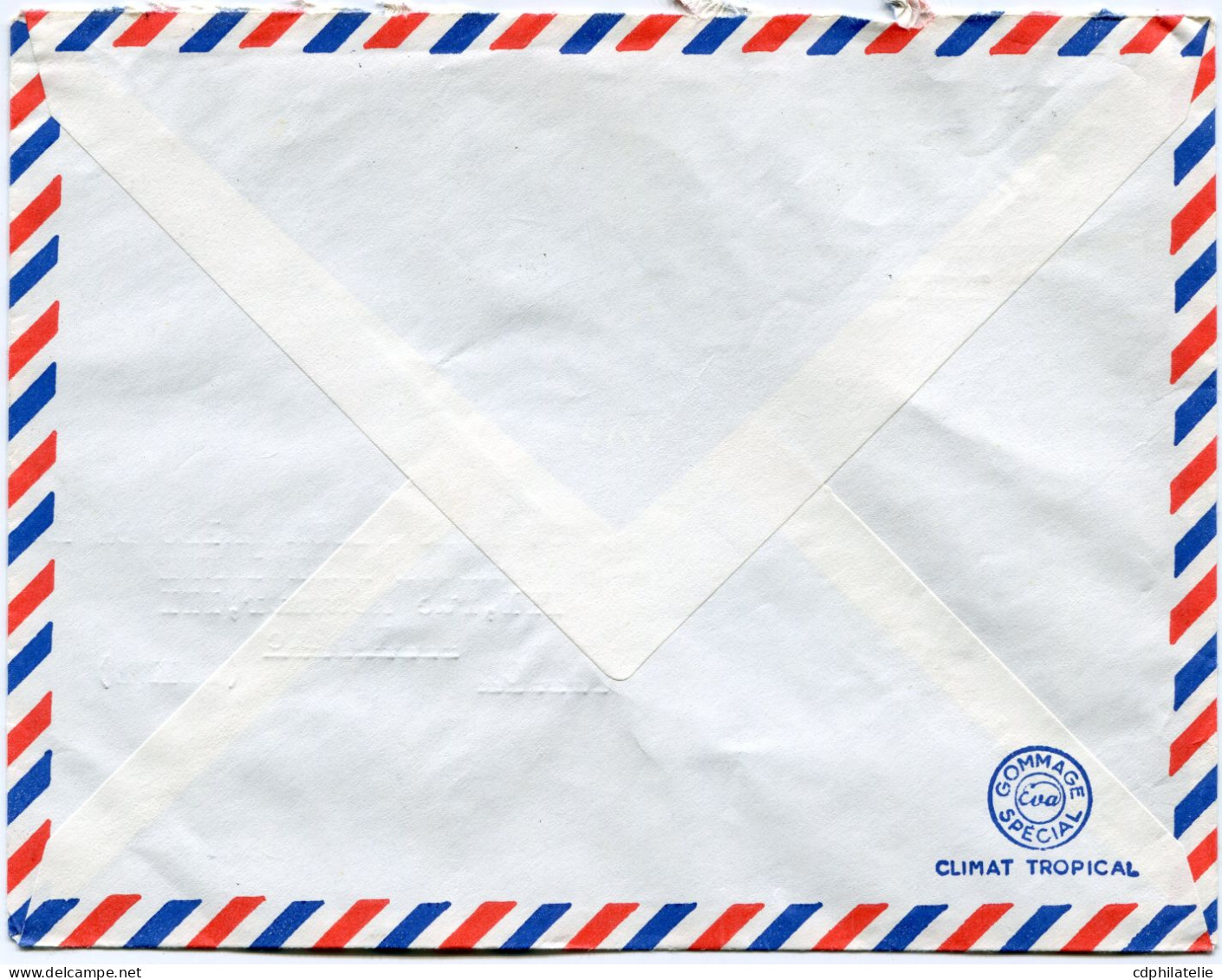 POLYNESIE FRANCAISE LETTRE PAR AVION DEPART PAPEETE 9-5-1964 POUR LA FRANCE - Storia Postale