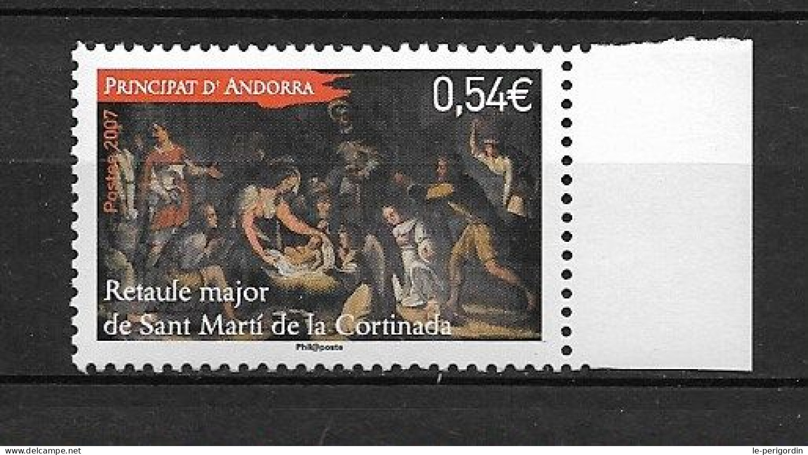 ANDORRE FR ,  No 648 , NEUF , ** , SANS CHARNIERE, TTB . - Unused Stamps