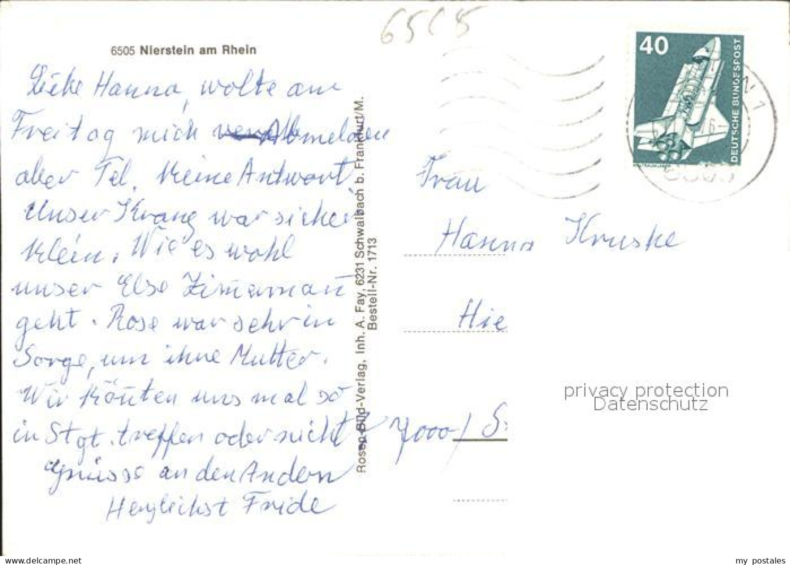 41588483 Nierstein Rhein Frohnhof Kath Kirche Ehrenmal Nierstein - Nierstein