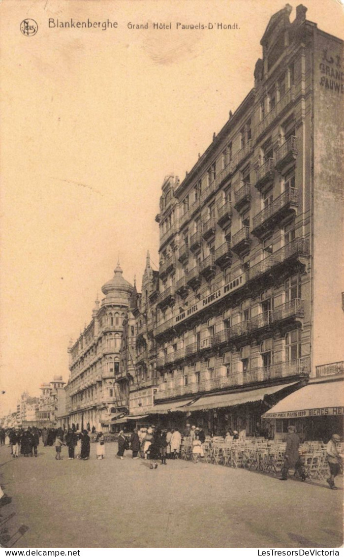 BELGIQUE - Blankenberge - Grand Hôtel Pauwels-D'Hondt - Carte Postale Ancienne - Blankenberge