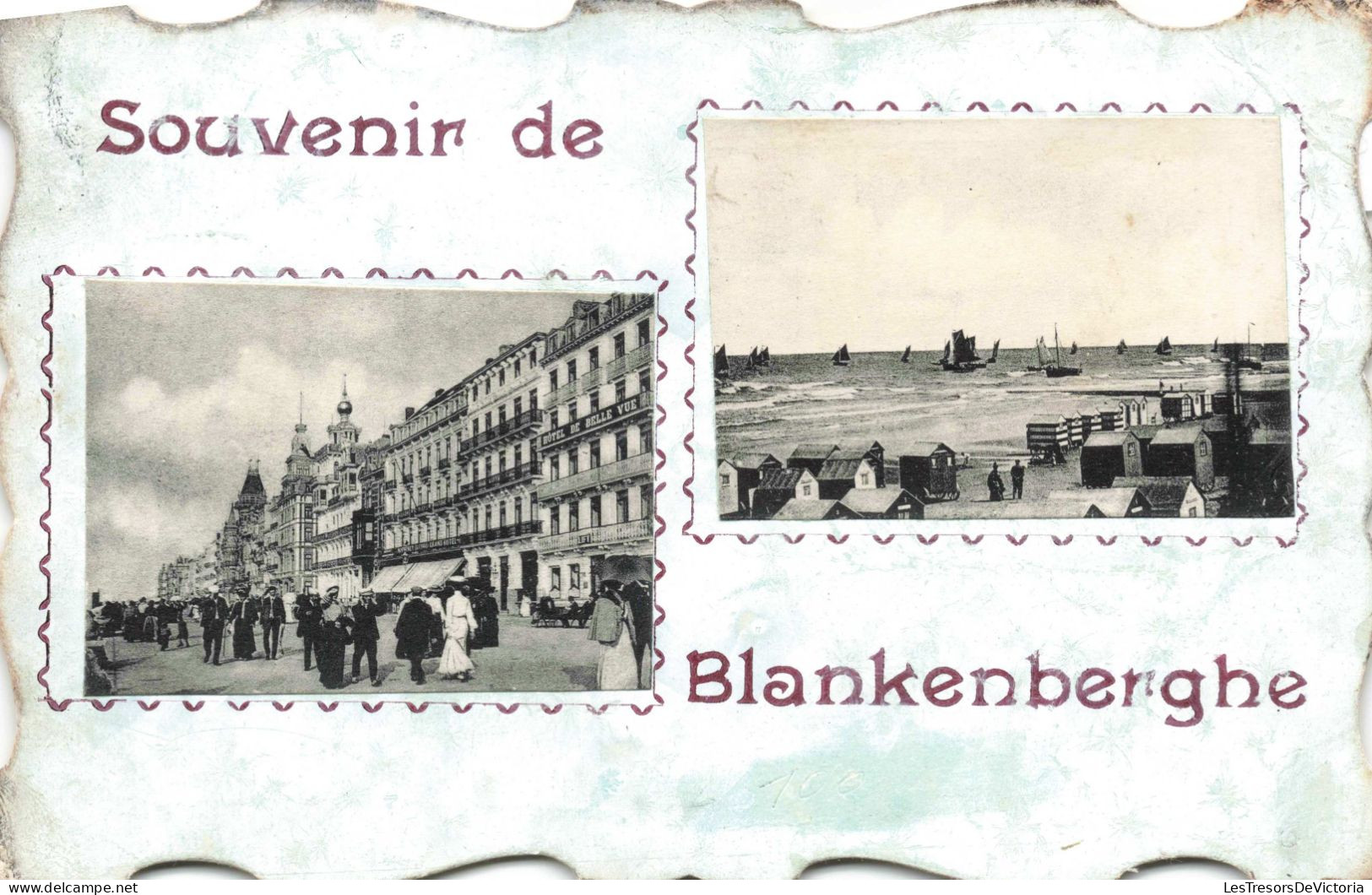 BELGIQUE - Blankenberge - Souvenir De Blankenberghe - Carte Postale Ancienne - Blankenberge