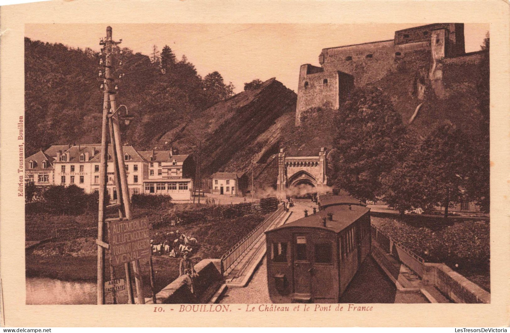 BELGIQUE - Bouillon - Le Château Et Le Pont De France - Carte Postale Ancienne - Bouillon