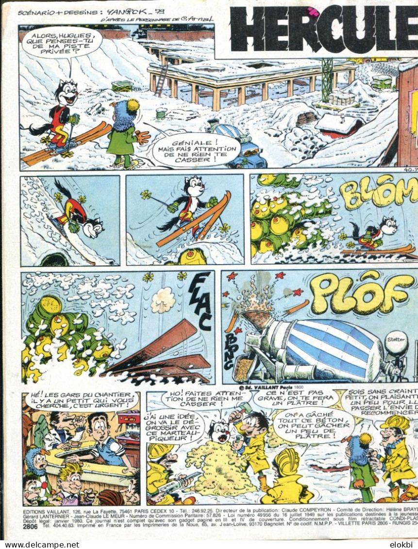 Pif Gadget N°562 De Janvier 80 - Ayak "Le Ravin Du Cheval Mort"- Fanfan La Tulipe "La Mort En Ce Pays" - Calendrier 1980 - Pif Gadget