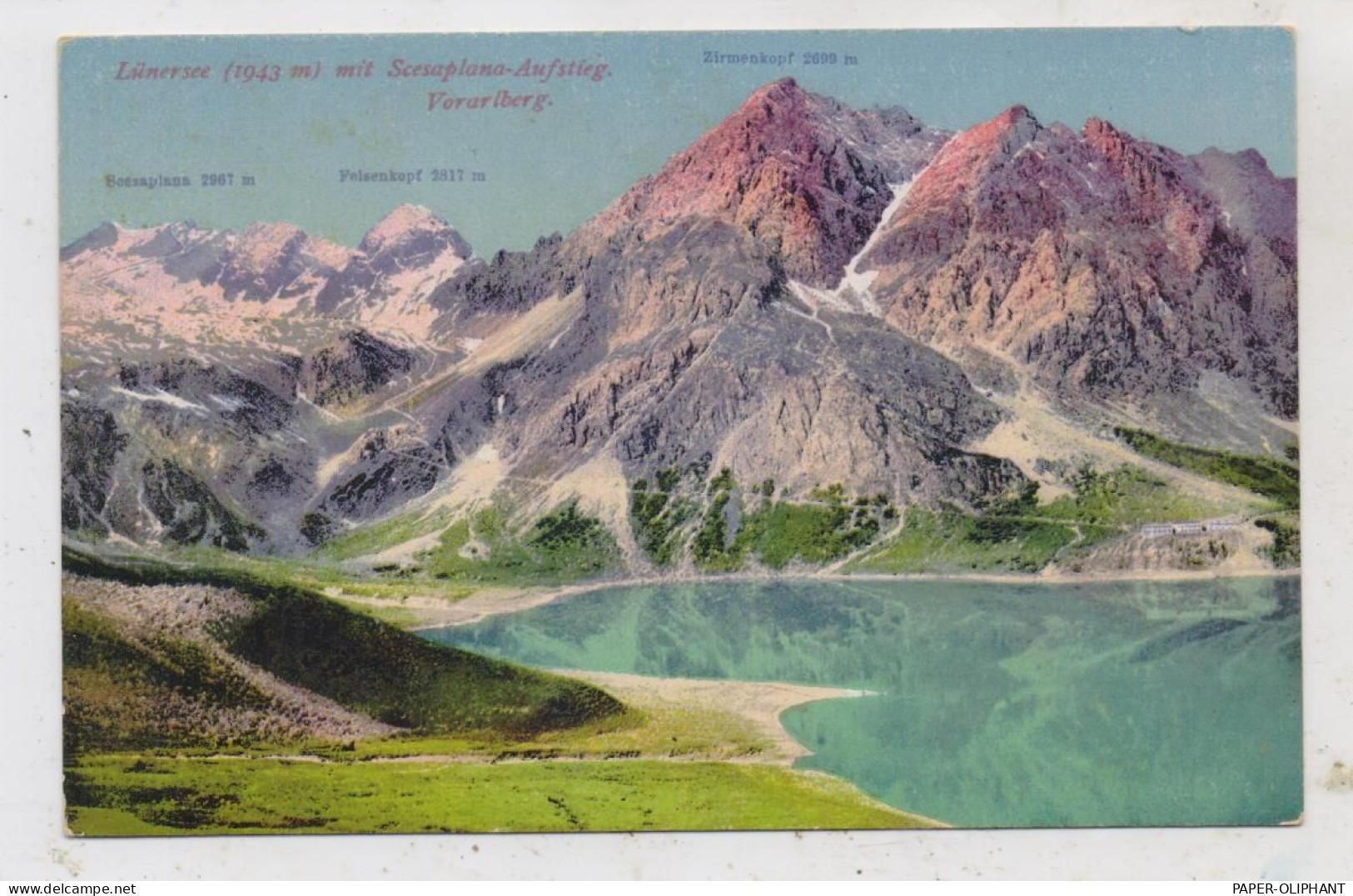 A 6773 VANDANZ, Lünersee, Photochromie Purger & Co. - Bludenz