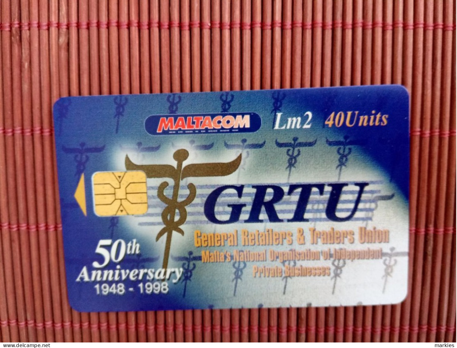 Phonecard GRTU Used  Rare - Malte