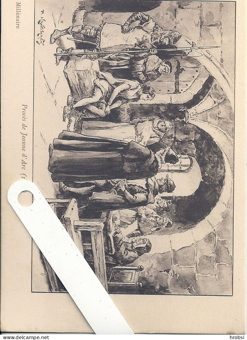 Illustrateur Kauffmann,  Procès De Jeanne D'Arc, Edition Millénaire, Gallier Rouen - Kauffmann, Paul
