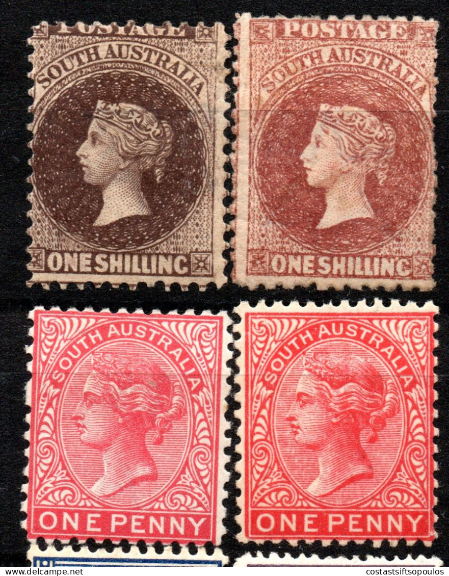 2312. SOUTH AUSTRALIA 20 CLASSIC( VICTORIA ) STAMPS LOT MNH/MH 9 SCANS - Ungebraucht