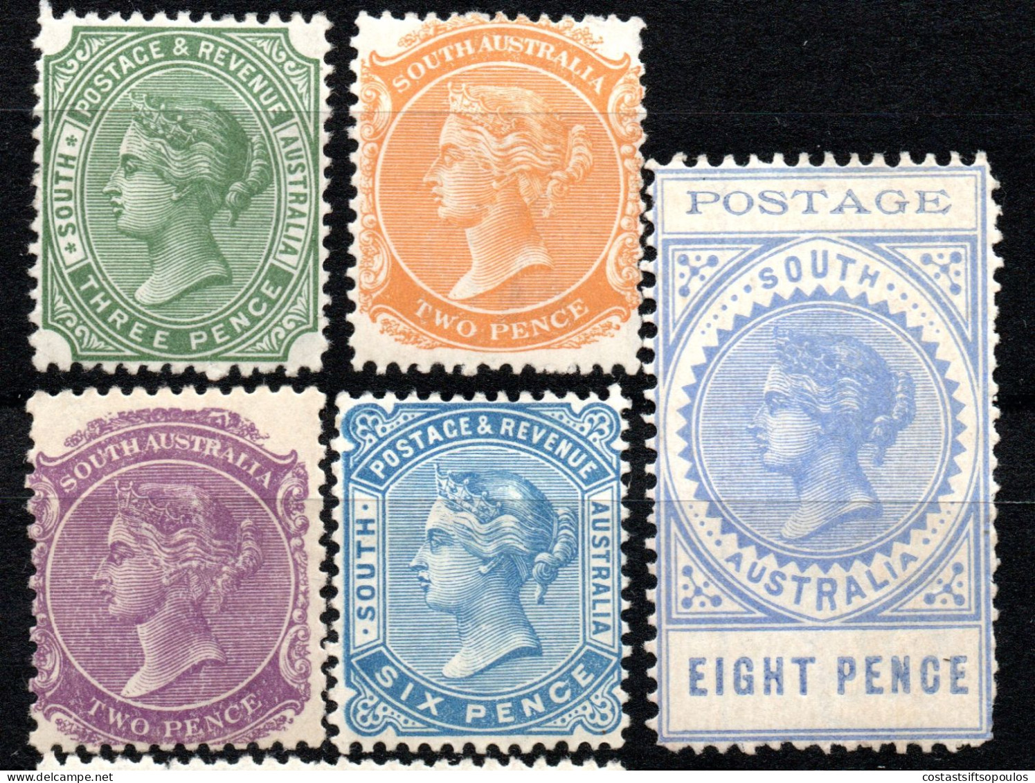 2312. SOUTH AUSTRALIA 20 CLASSIC( VICTORIA ) STAMPS LOT MNH/MH 9 SCANS - Nuovi