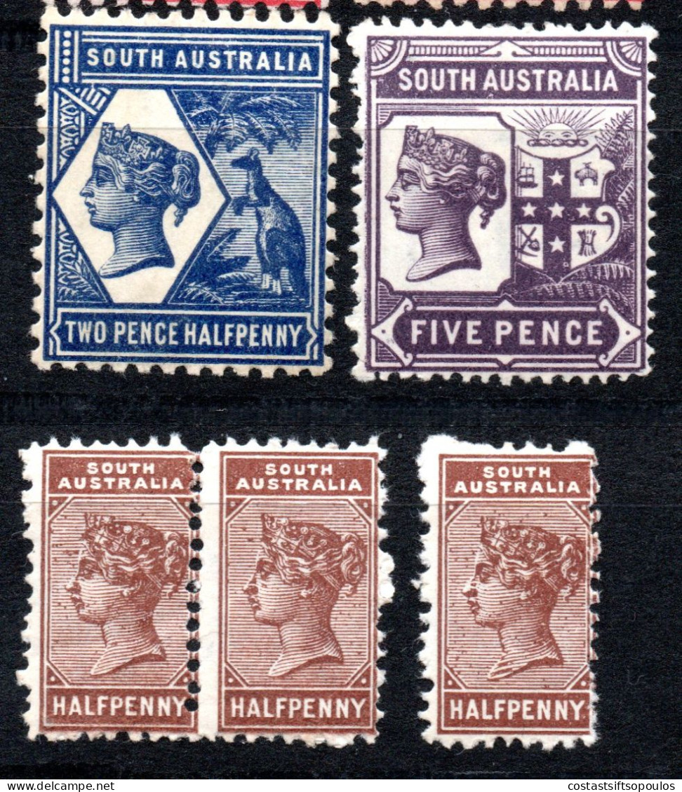 2312. SOUTH AUSTRALIA 20 CLASSIC( VICTORIA ) STAMPS LOT MNH/MH 9 SCANS - Ongebruikt