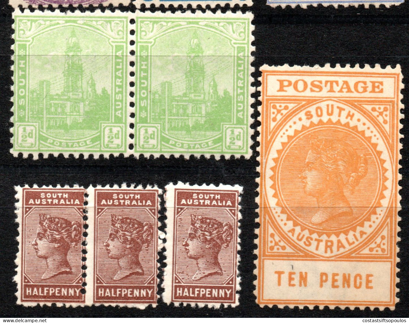 2312. SOUTH AUSTRALIA 20 CLASSIC( VICTORIA ) STAMPS LOT MNH/MH 9 SCANS - Ungebraucht