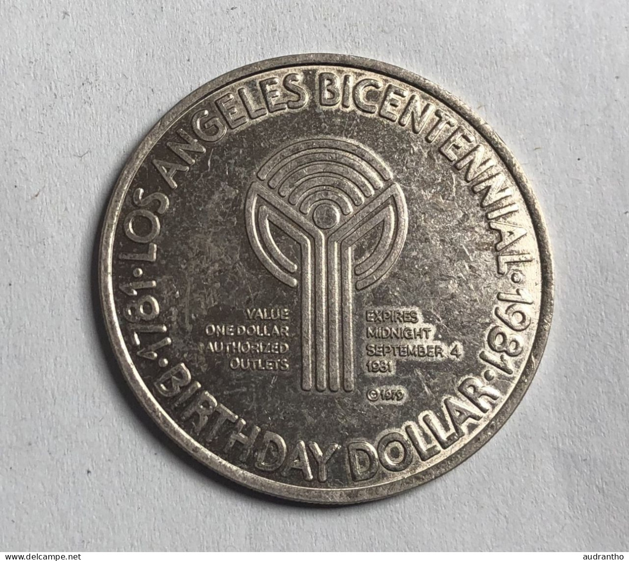 Jeton Token Etats-Unis - Los Angeles Bicentennial - Birthday Dollar - Conquest Of Space - - Sonstige & Ohne Zuordnung