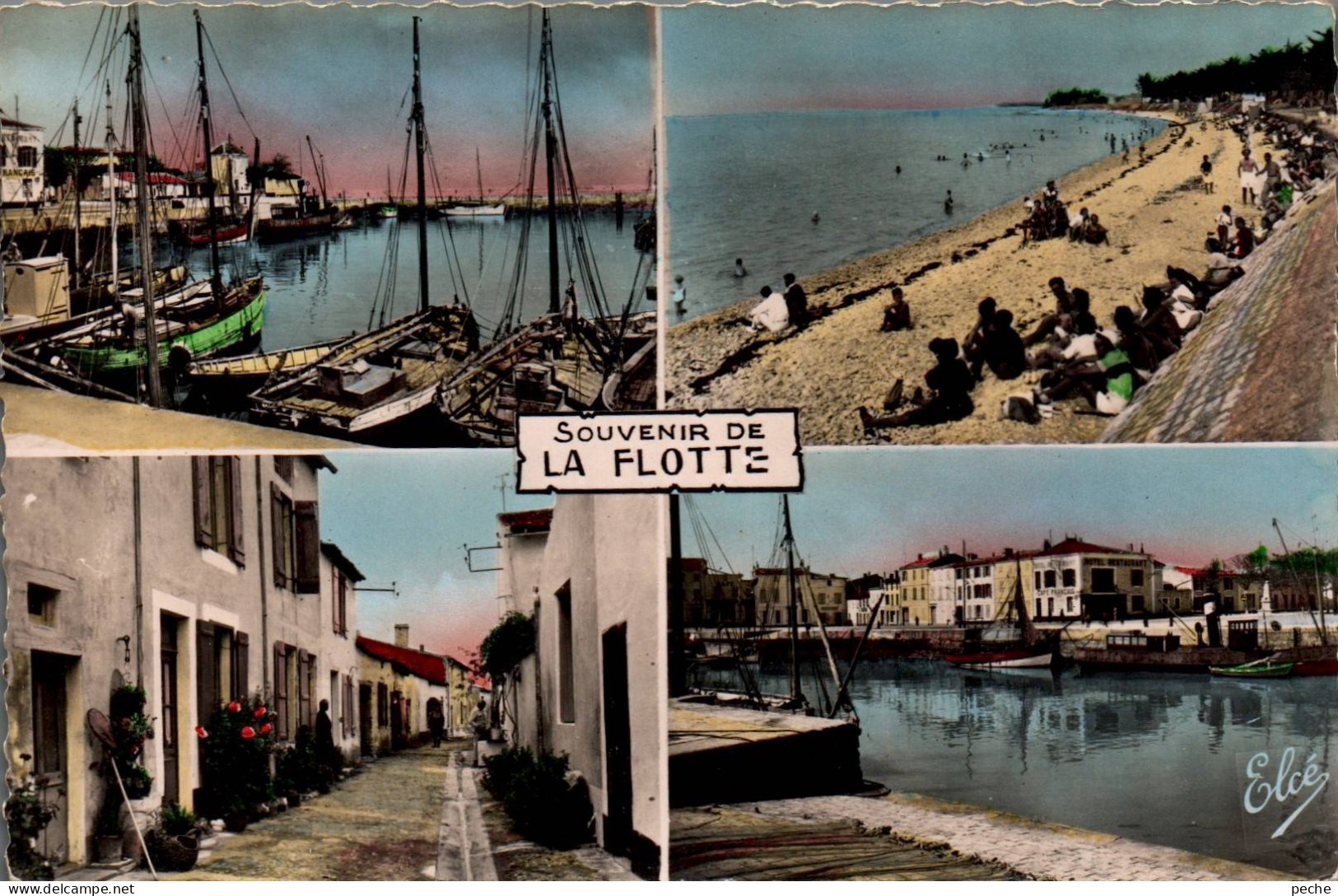 N°121182 -cpsm Souvenir De La Flotte - Saluti Da.../ Gruss Aus...