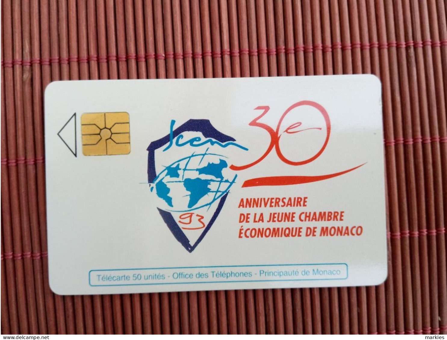 Phonecard 30e Anniversaire Used  Rare - Monace