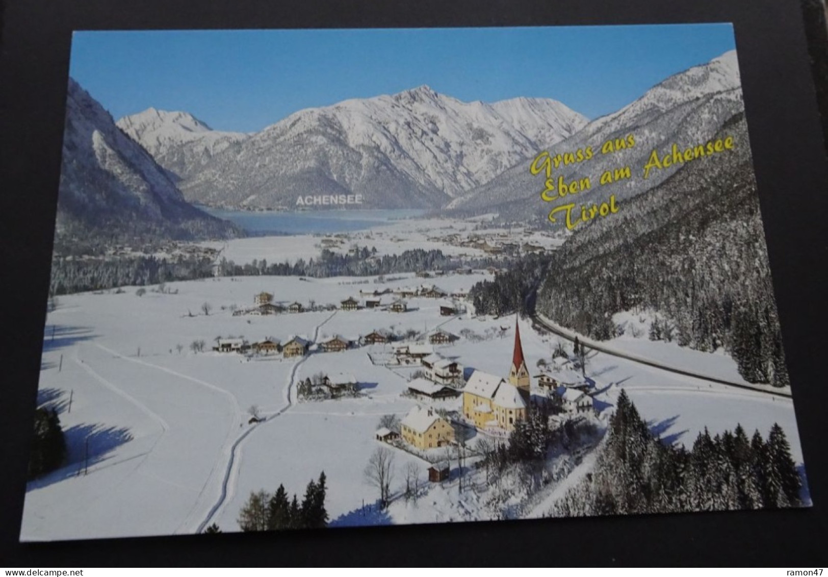 Gruss Aus Eben Am Achensee Tirol Mit Maurach Und Achensee ...  - Alpine Luftbild Innsbruck - # 74649 - Saluti Da.../ Gruss Aus...