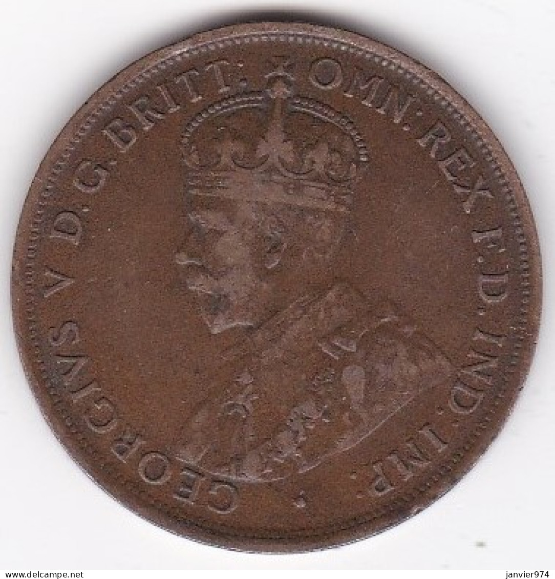 Australie 1 Penny 1911. George V ; En Bronze, KM# 23 - Penny