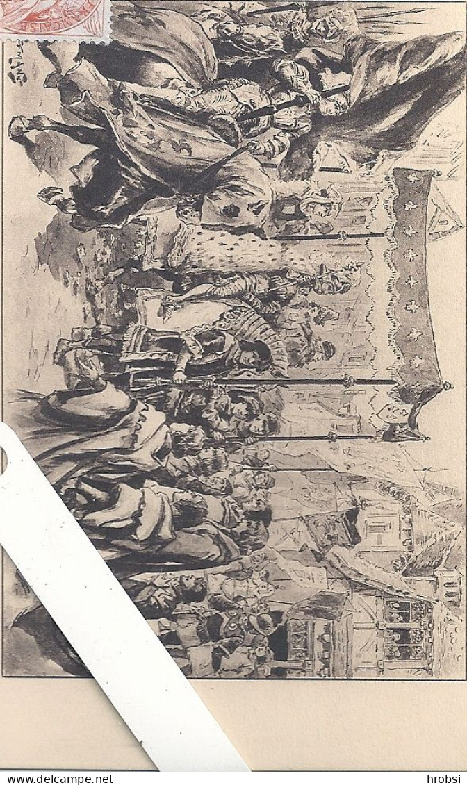 Illustrateur Kauffmann,  Entrée De Charles VII à Rouen , Edition Millénaire, Edition Gallier Rouen - Kauffmann, Paul