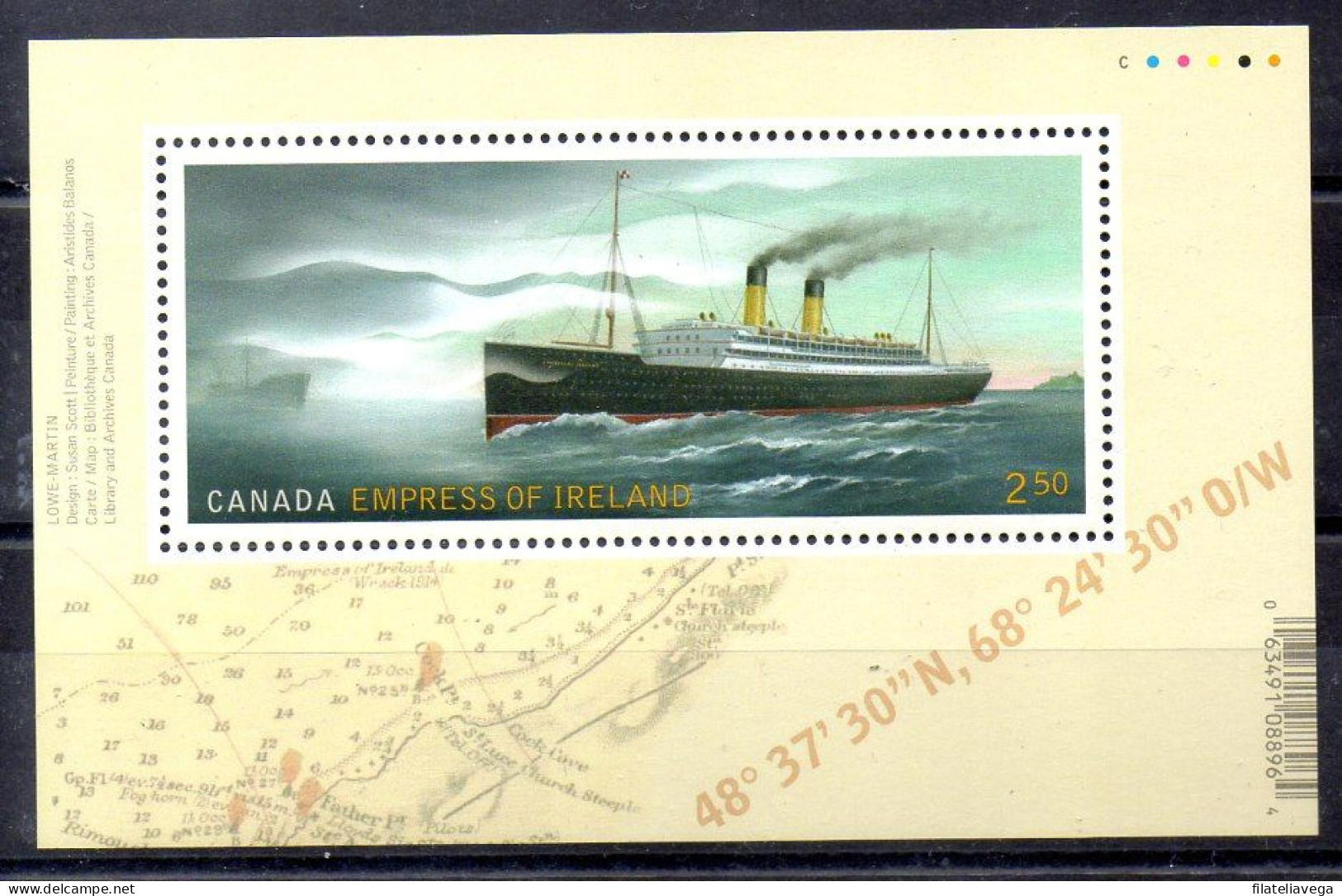 Canadá Minipliego N ºYvert 3001 ** BARCOS (SHIPS) - Unused Stamps