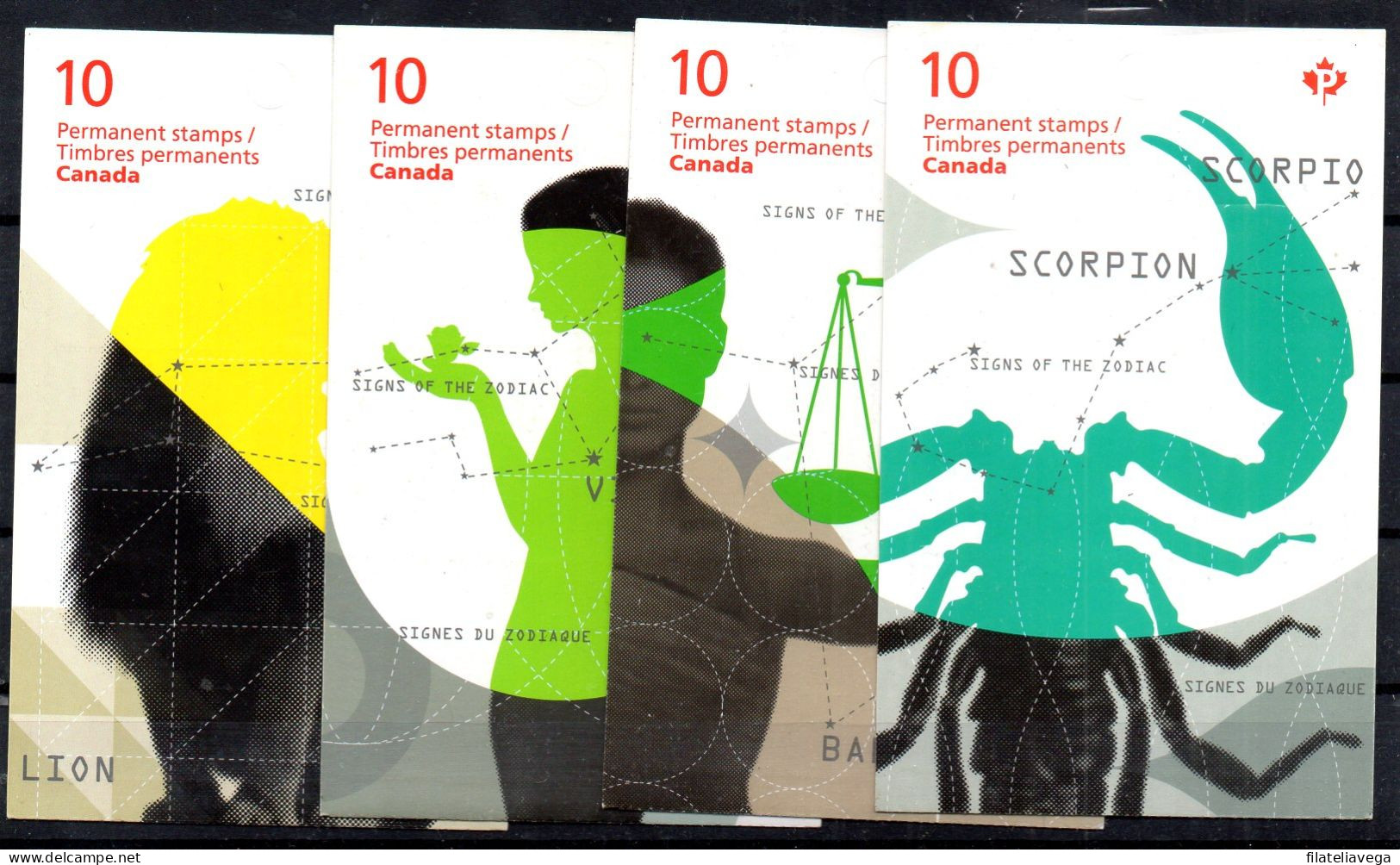 Canadá Carnés N ºYvert 2749/52 ** - Full Booklets