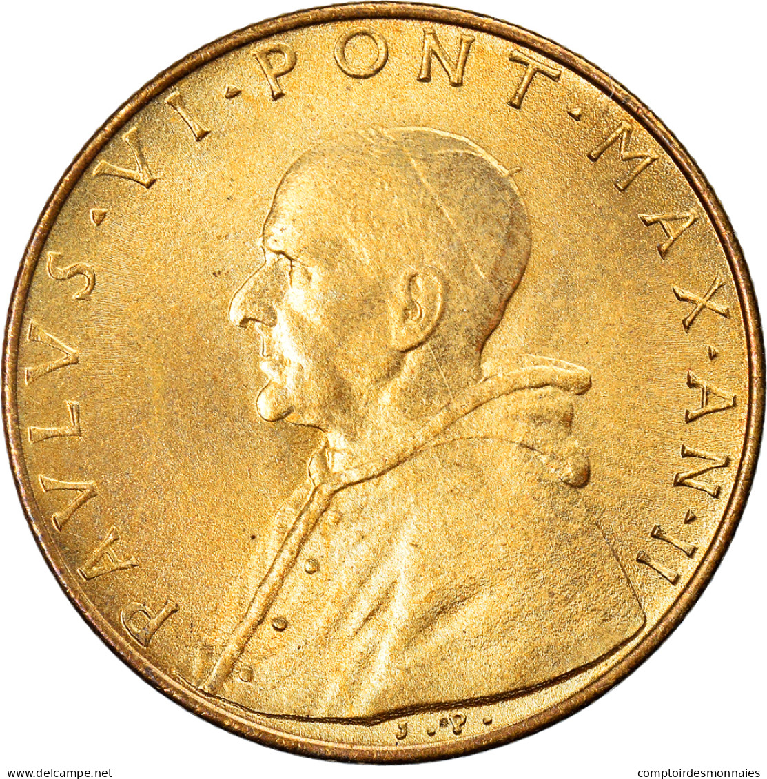 Monnaie, Cité Du Vatican, Paul VI, 20 Lire, 1964, SPL, Aluminum-Bronze, KM:80.1 - Vatican