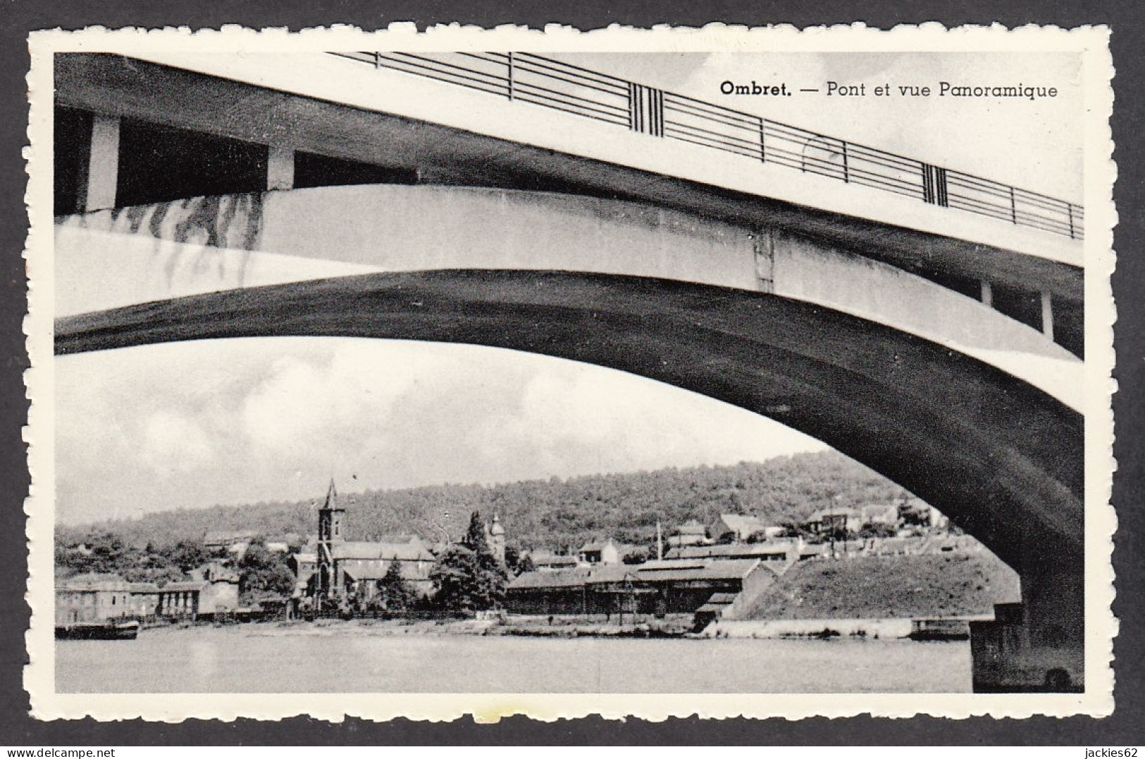 104962/ OMBRET, Pont Et Vue Panoramique - Amay