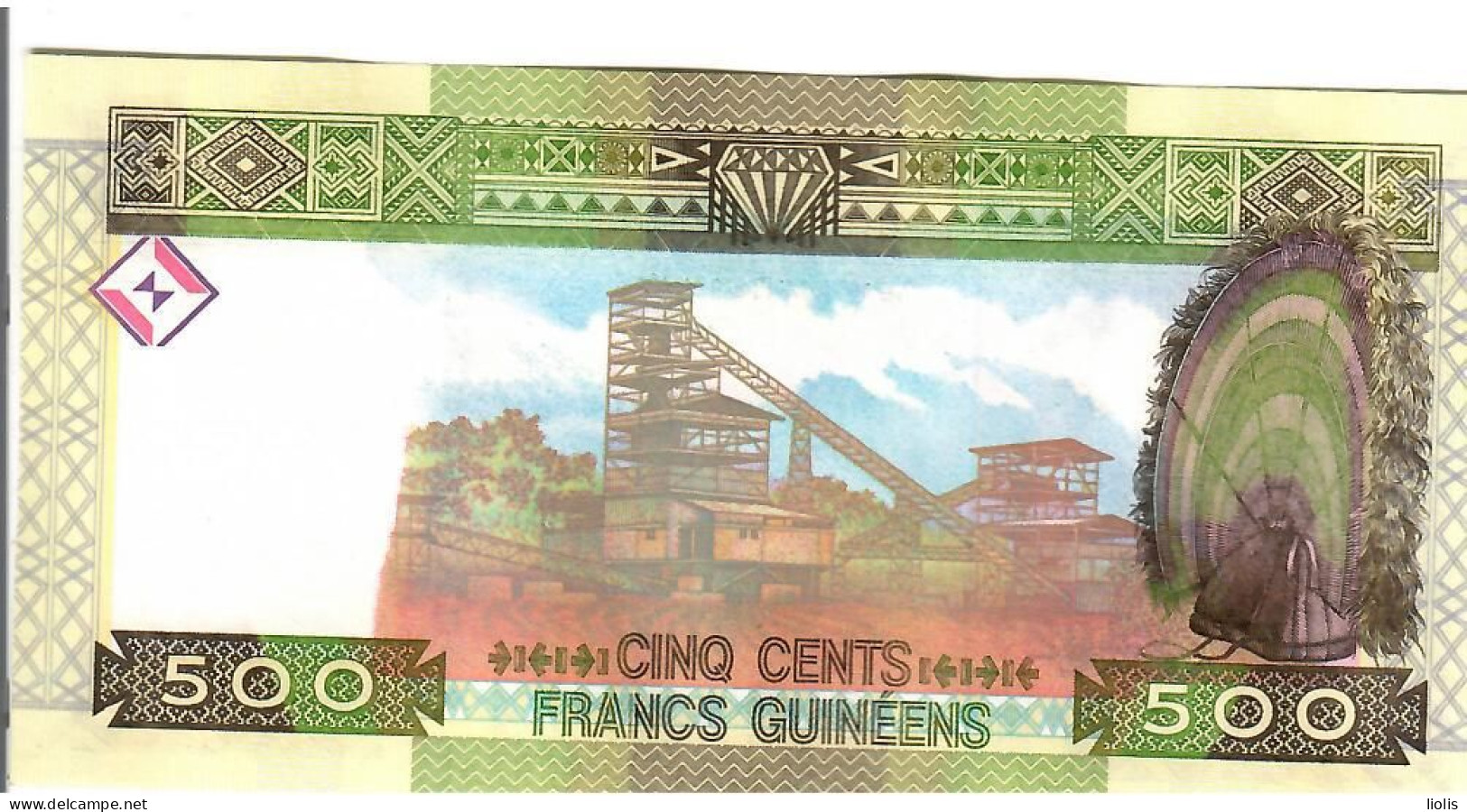 Guinea P-47a  500 Francs 2015  UNC - Guinea