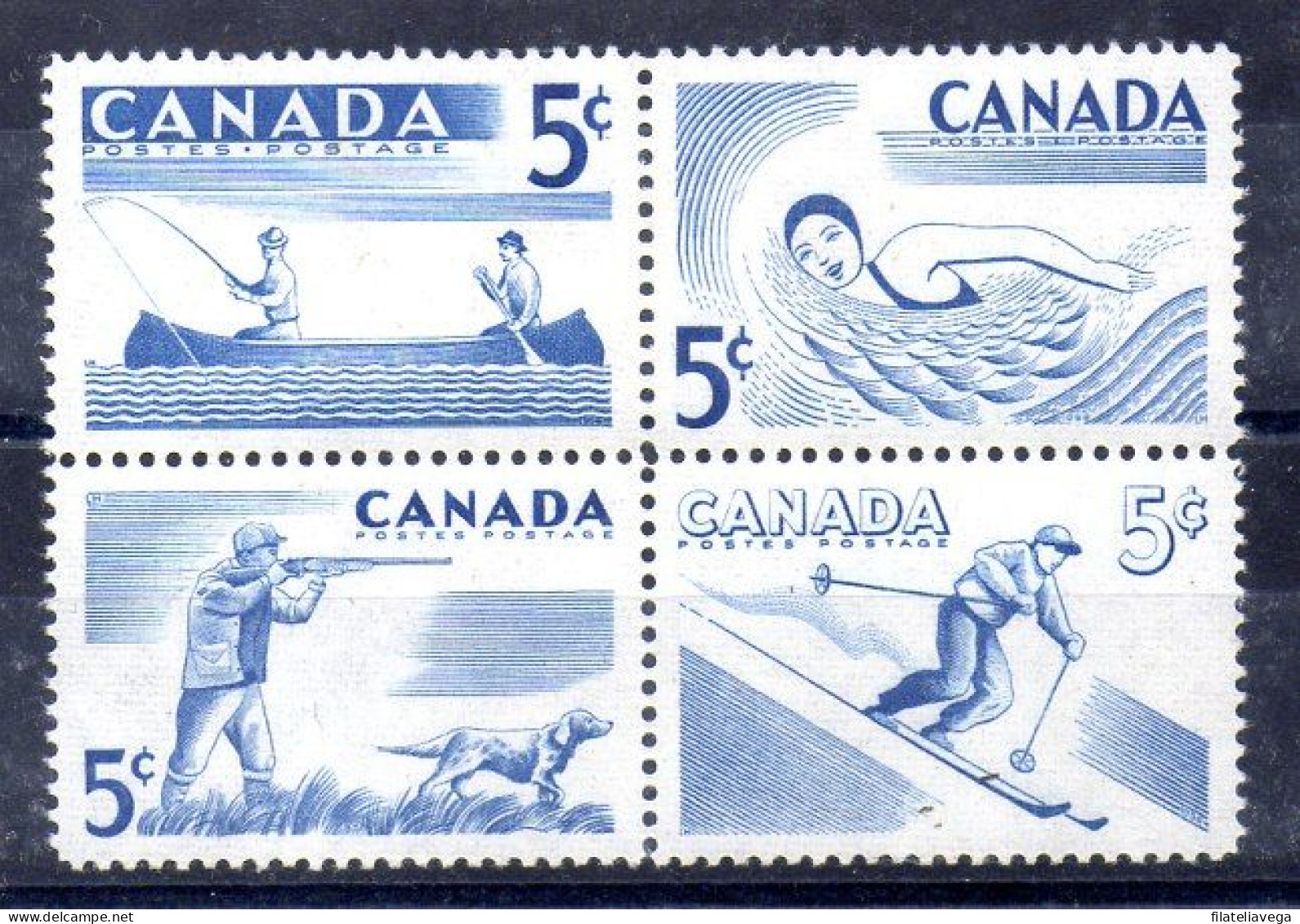 Canadá Serie N ºYvert 292/96 ** - Unused Stamps
