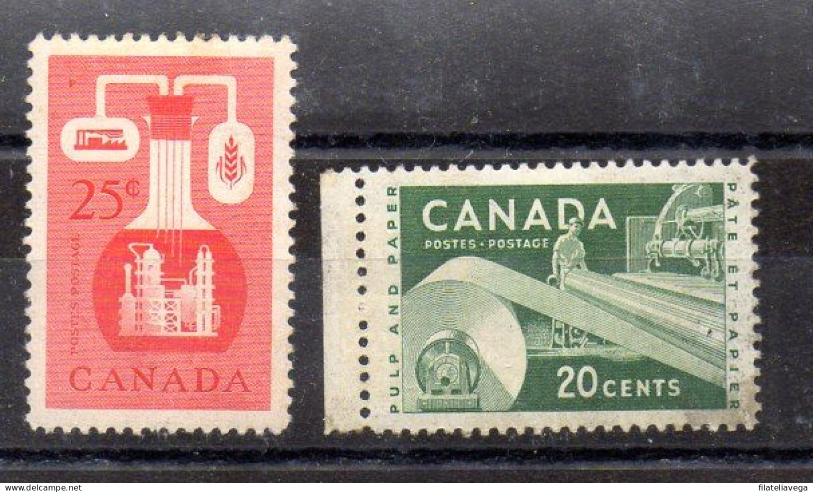 Canadá Serie N ºYvert 289/90 ** - Neufs